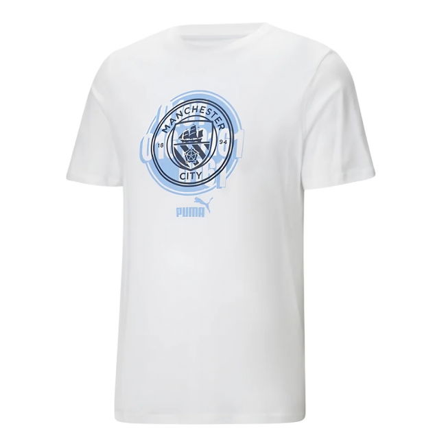 2024-2025 Man City ftblCulture Tee (White)
