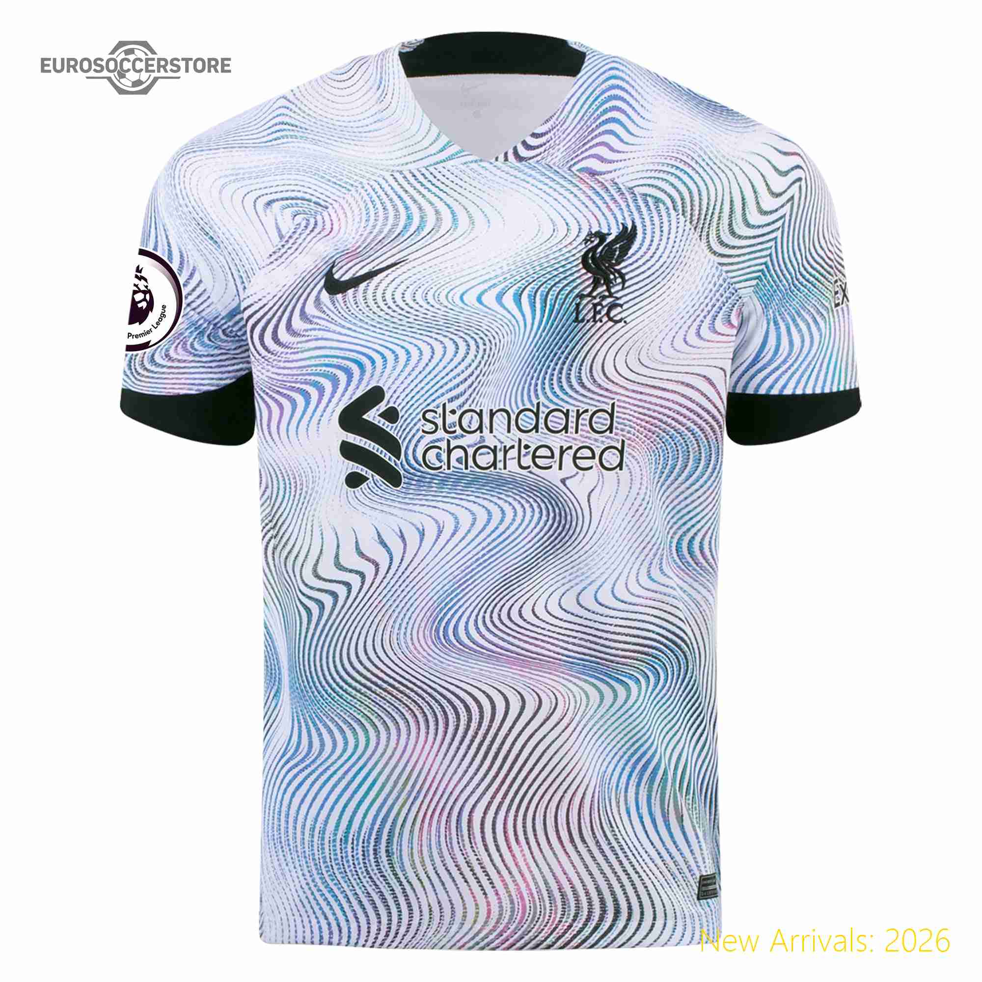 Sleek Design Men Liv Virgil Liverpool Away Elite Away Jersey 2023