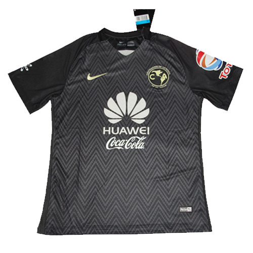 Quick Dry Club America Black 201617 Soccer Jersey Shirt