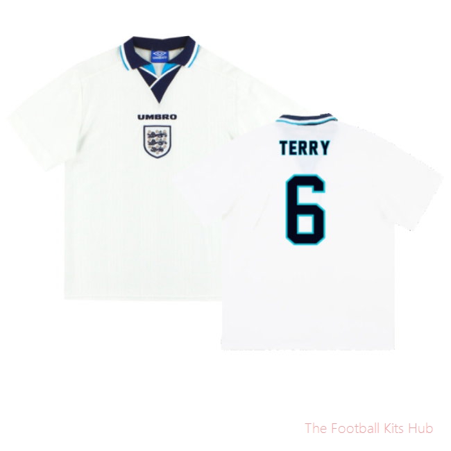 England 1995-97 Home Shirt (XL) (Excellent) (TERRY 6)
