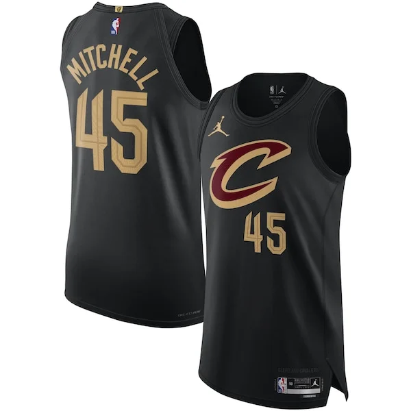 Elite Donovan Mitchell CLE NBA Jersey - Black - Affordable Price