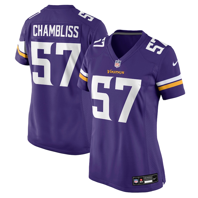 None Chaz Chambliss Minnesota Vikings Football Franchise Replica Je...