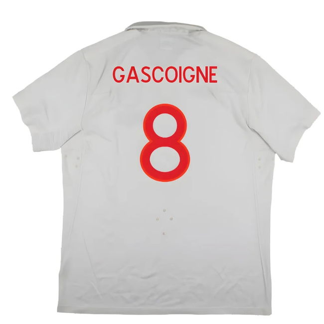 Gascoigne 8 Professional Style England Top Level Home Pro Shirt