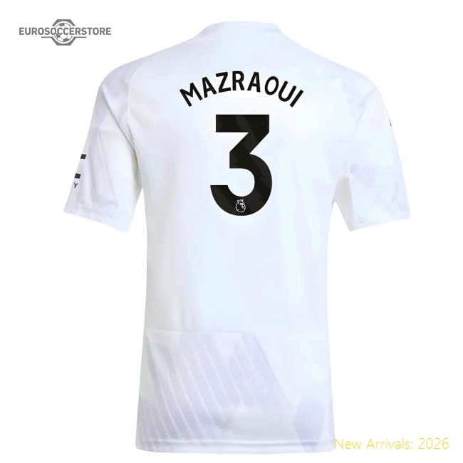 2025-2026 Man Utd Away Top (Kids) (Mazraoui 3) Player Replica