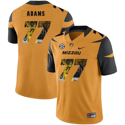 Men's None Gold 2024 official licensed Paul Adams #77 alternate
