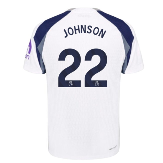 2025-2026 Tottenham Hotspur Home Exclusive Jersey Johnson Nike Dri-fit