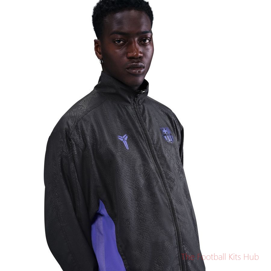 Barcelona Track Jacket GX Away - Black/Persian Violet