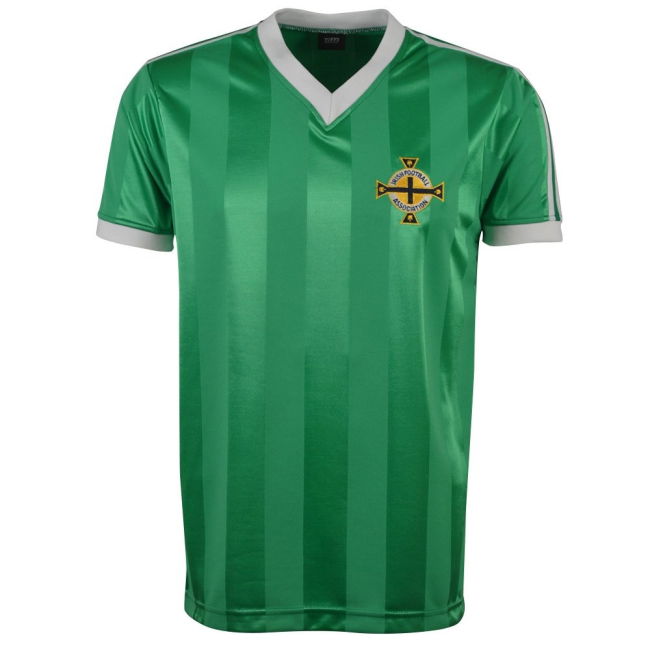 Northern Ireland 1983 Polyester Retro Football Shirt Worldcup