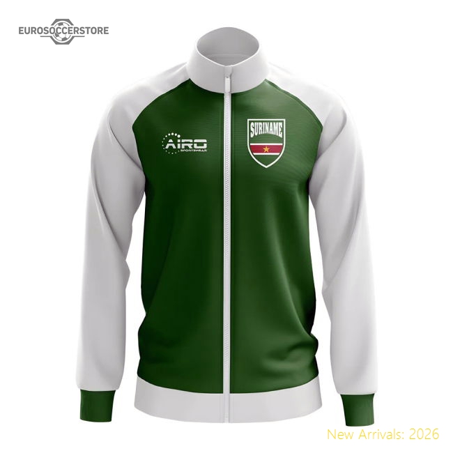 Top-grade Suriname Concept Football Track Jacket (green)