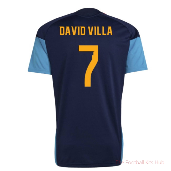 [LK] 2026/27 Spain Training Jersey (Night Indigo) (David Villa 7)