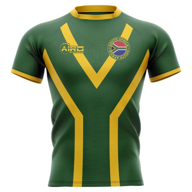 Elite 2025-2026 South Africa Springboks Flag Concept Rugby Shirt