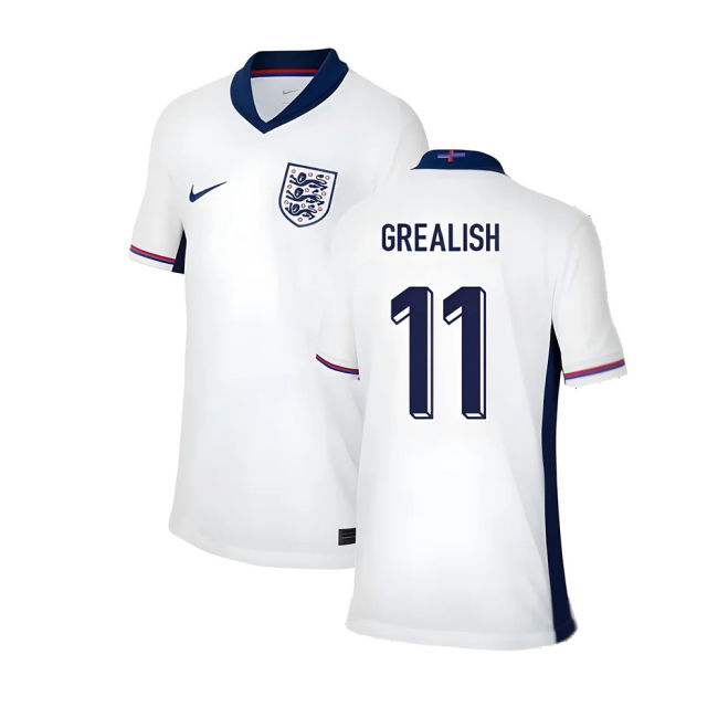 Fan Quality England Home Replica Jersey (Kids) (Grealish 11) (1)