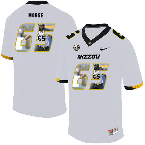 Men's None White 2024 performance Mitch Morse #65 home jersey Jersey