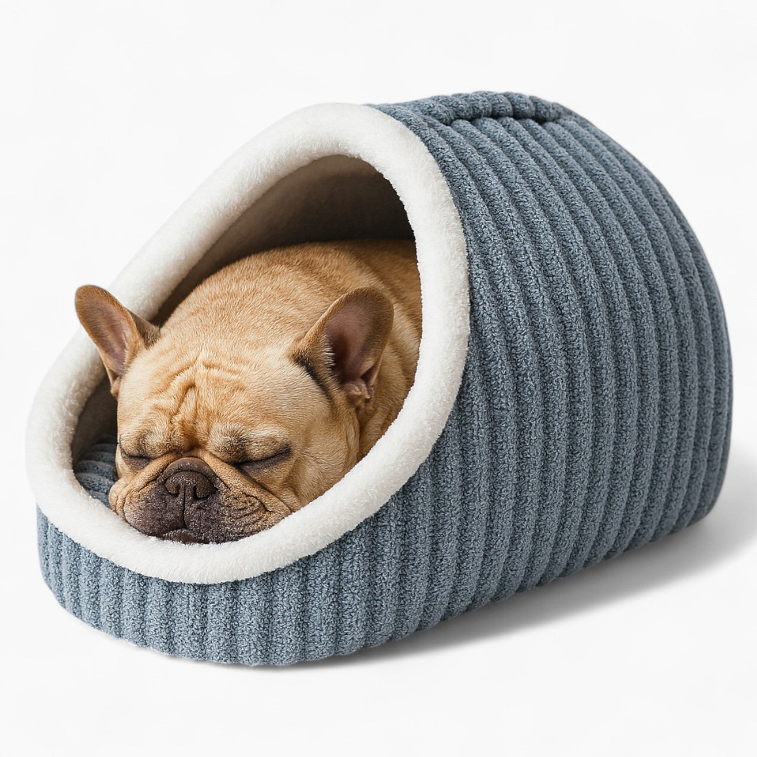 Trendy Pawvilla Frenchie Portable House – Semi-enclosed Striped Nest ...