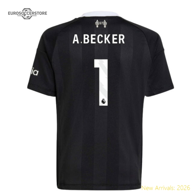 Liverpool 2024-25 Third Fan Version For Kids (A.Becker Soccer Jersey