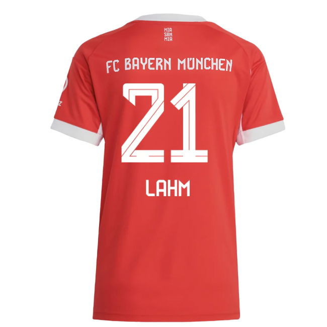 2025-2026 Bayern Home Shirt - Womens (Lahm 21) Durable Stitching