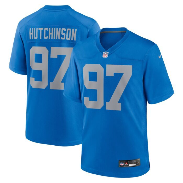 None Men's Pro Bowl DET Lions Elite Jersey Game Day Wear