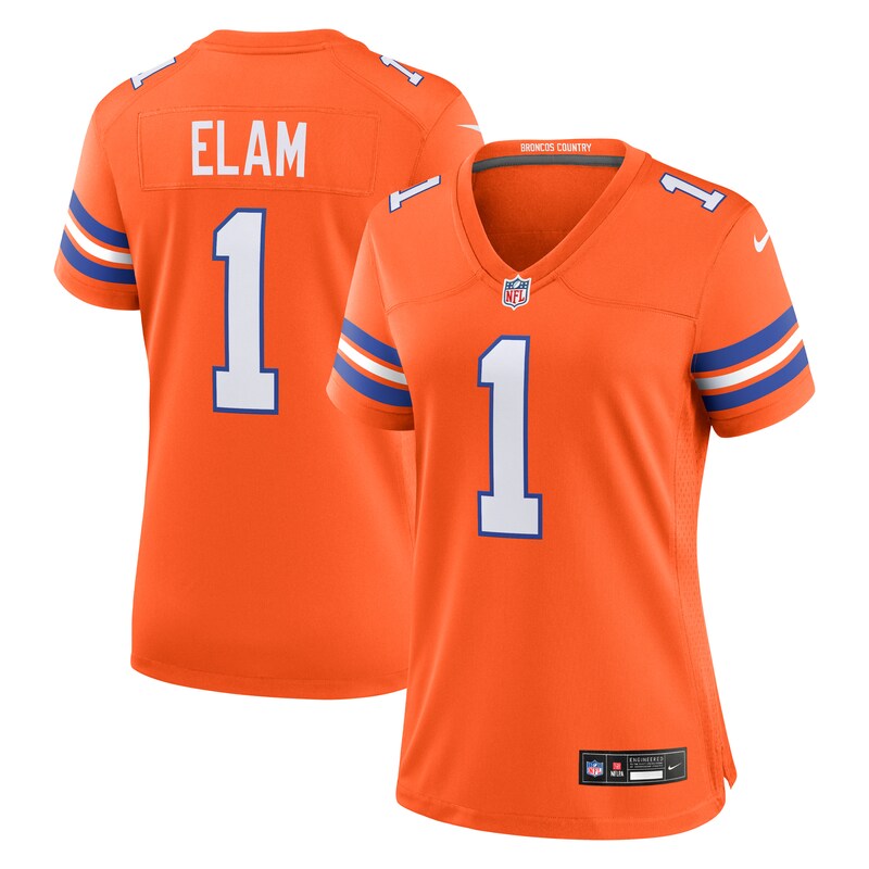 None Jason Elam DEN Broncos Modern High-Quality Jersey for NFL Fans