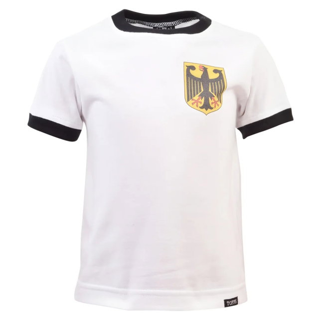 Kids West Germany 12th Man - White/Black Ringer (Your Name)