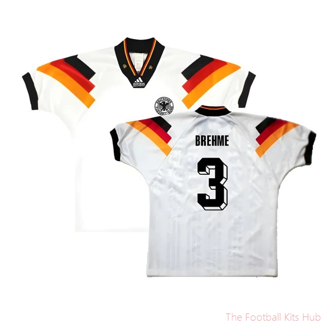 Germany 1992-93 Home Shirt ((Excellent) L) (Brehme 3)