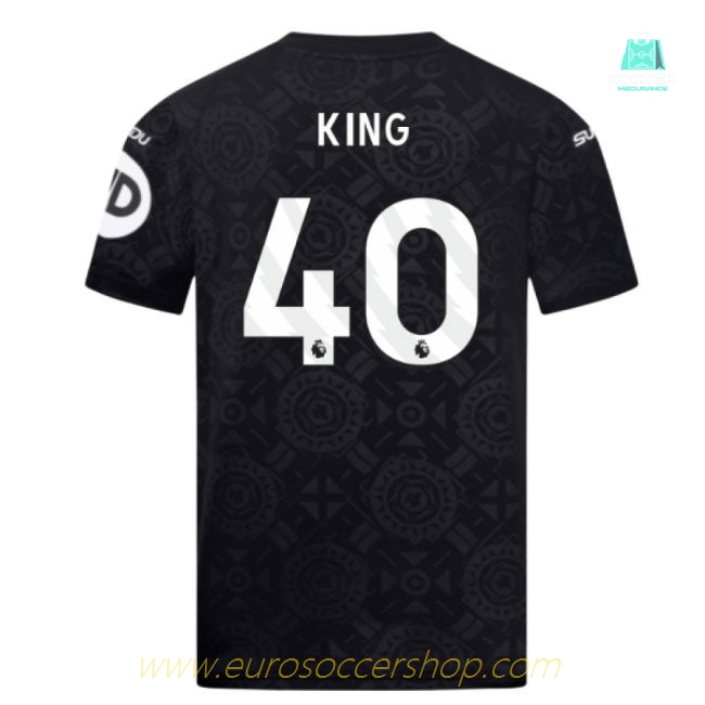 2025-2026 Wolves Goalkeeper Home Shirt (Black) - Kids (King 40)