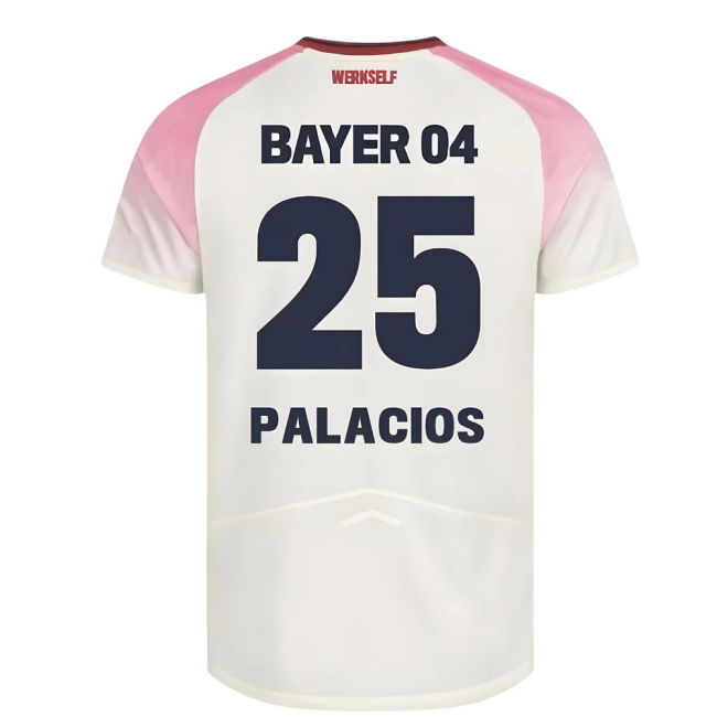 2025-2026 Bayer Away Shirt - Kids (Palacios 25) Quick Dry
