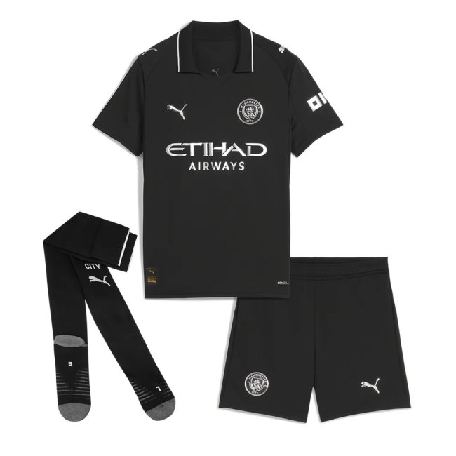 2025-2026 Man City Away Mini Kit (Kompany 4)