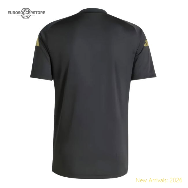 2024-2025 Argentina Pre-Match Shirt (Black) (DI MARIA 11)