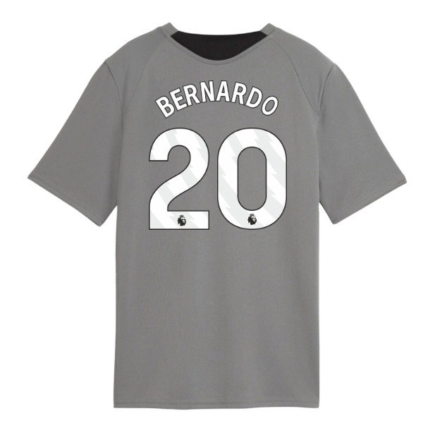 [HP] 2026-2027 Man City Training Jersey (Cast Iron) - Kids (Bernardo 20)