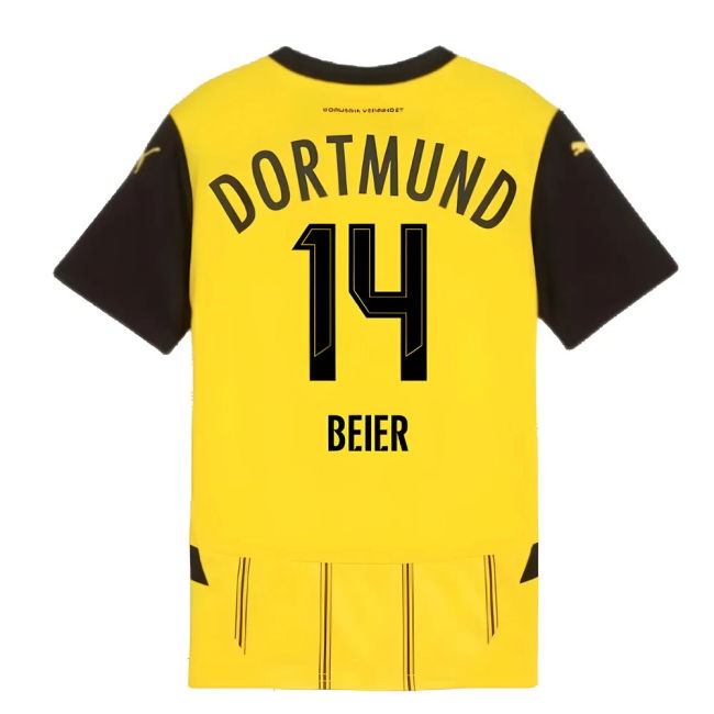 2024-2025 Borussia Dortmund Home Shirt - Kids (Beier 14)
