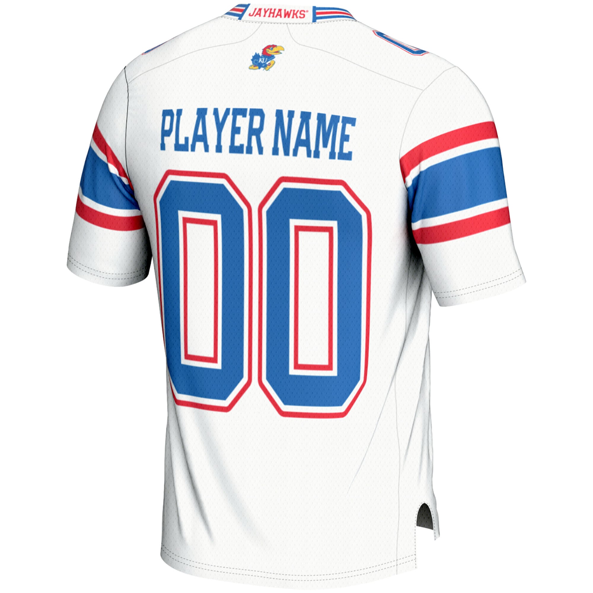 Kansas Jayhawks GameDay Greats Youth NIL Pick-A-Player 2026 Season Football Jersey - White