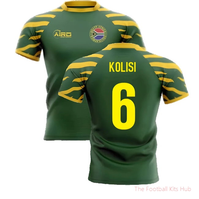 [LK] 2025/26 South Africa Springboks Home Rugby Shirt (Kolisi 6)