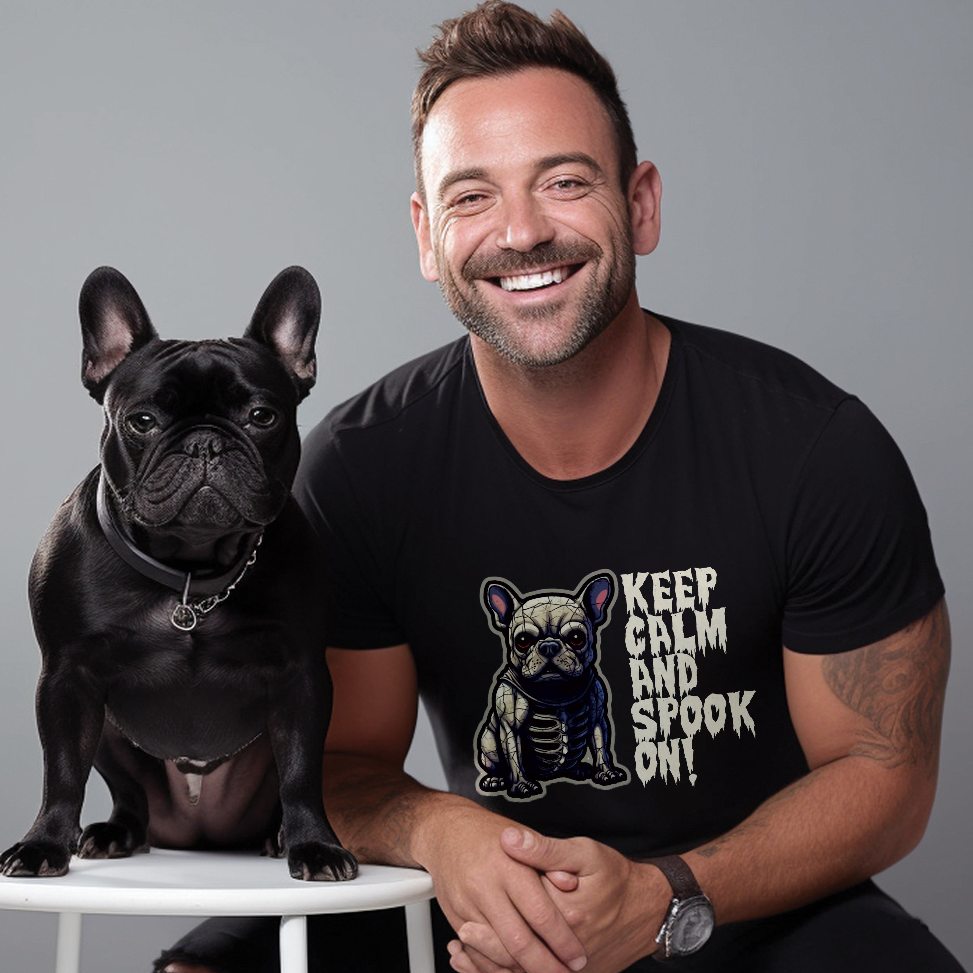 Lifestyle-Driven The Spooky Season - Unisex T-shirt for French Durable