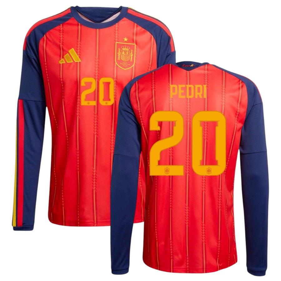 [HP] Spain Home Shirt 2026/2027 Pedri Long Sleeve