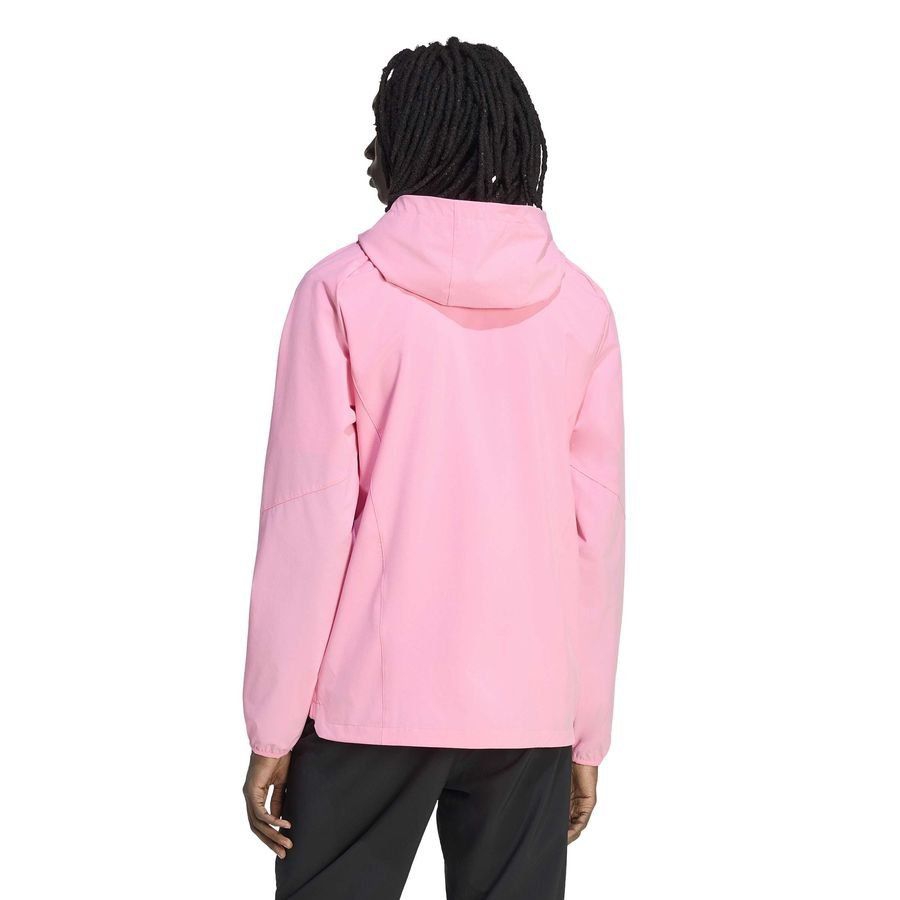 Inter Miami Windbreaker Tiro Travel FZ - Bliss Pink/Black