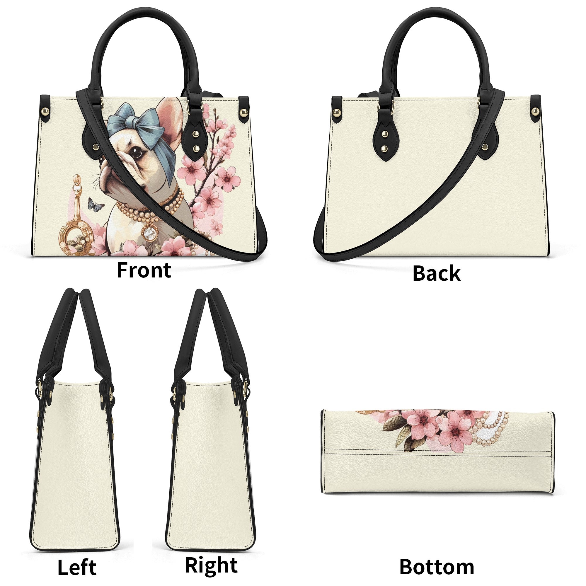 French Bulldog Lover Stella Luxury Women Handbag Stylish Daily Item