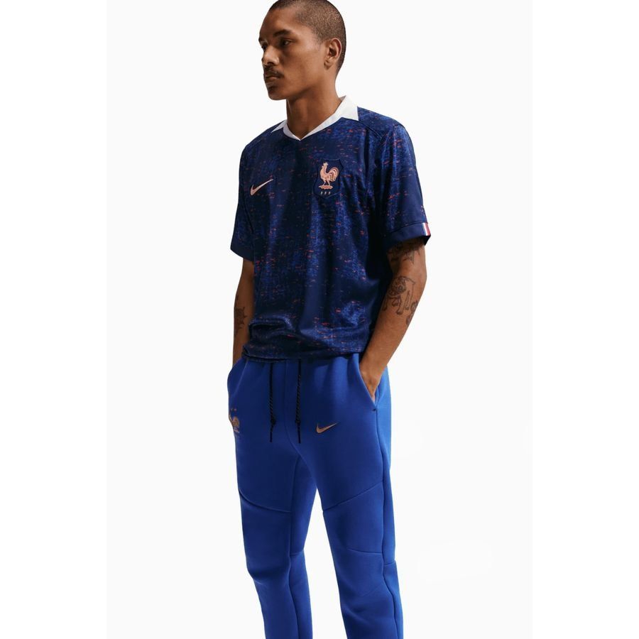 [EFKS] 2026 France Sweatpants NSW Tech Fleece World Cup Game Royal/Metallic Copper