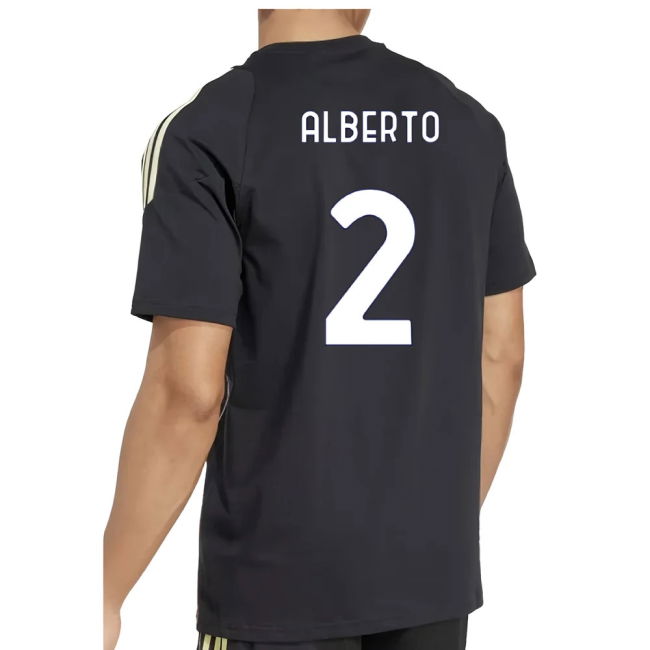 2025-2026 Juventus Training Shirt (Black) Antibacterial