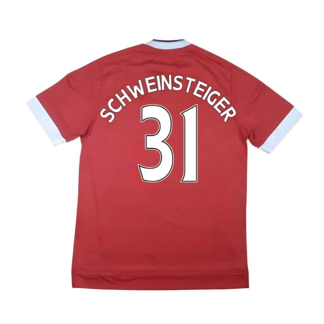 Manchester United 2015-16 Home Shirt (Excellent) (Schweinsteiger 31)
