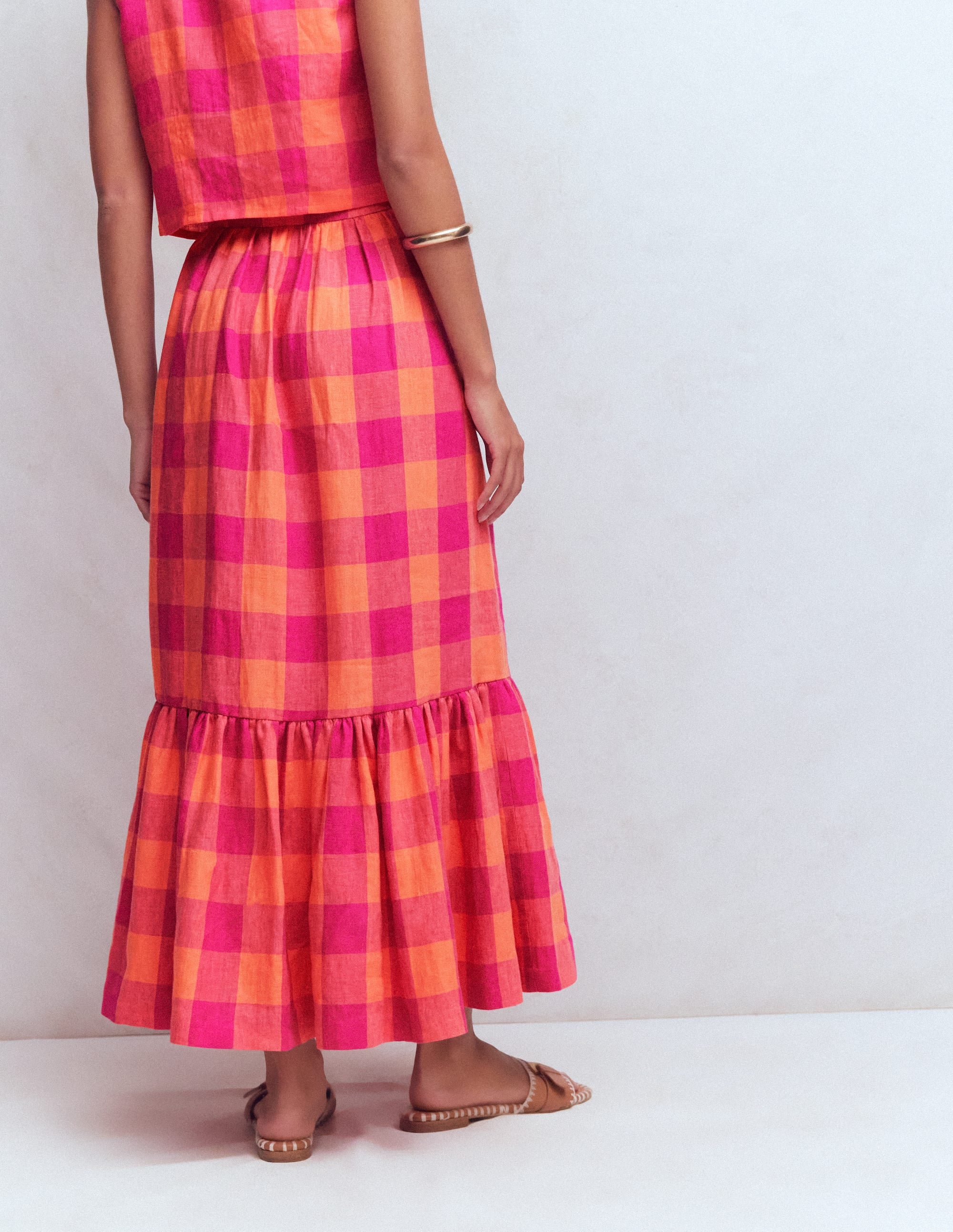 Abigail Linen Maxi Skirt