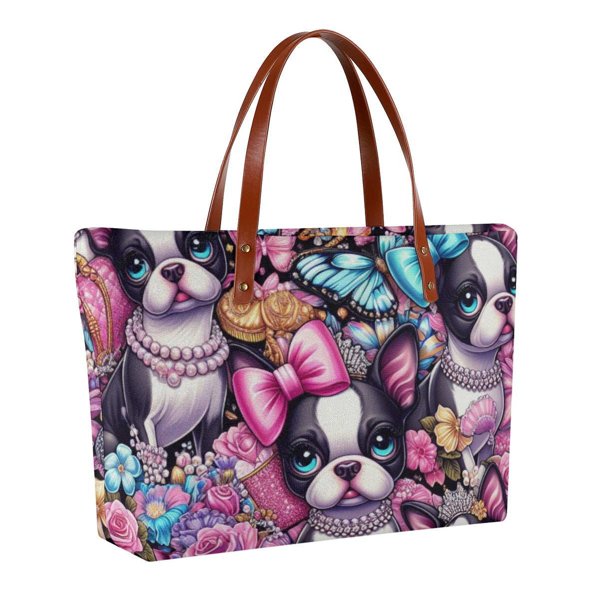 Premium Lulu - Women's Tote Bag For Boston Terrier Lovers for Everyday