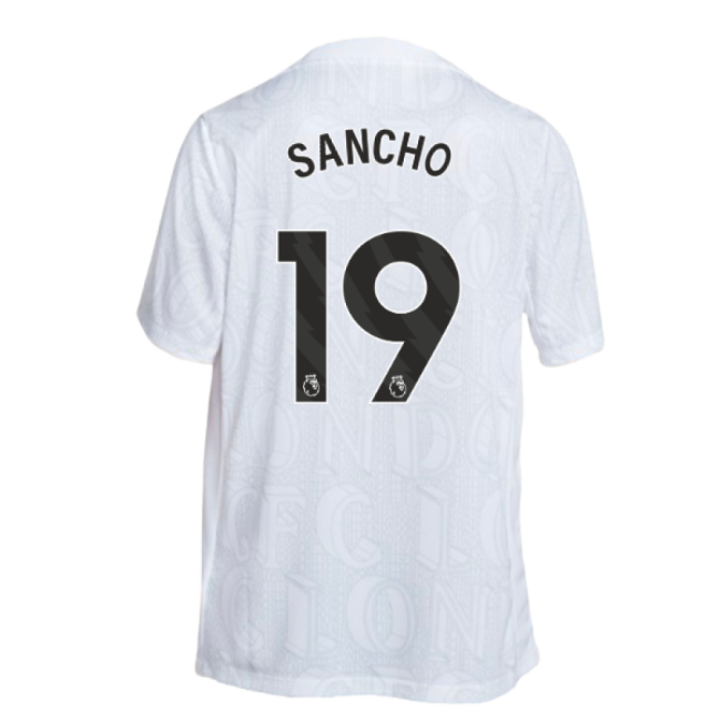 Chelsea Chelsea Academy Pro Pre Match Football Top White Sancho #1...