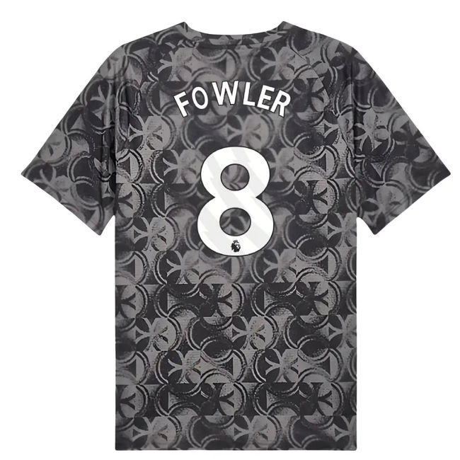 2025-2026 Man City Warm Up Jersey (Black) (Fowler 8)