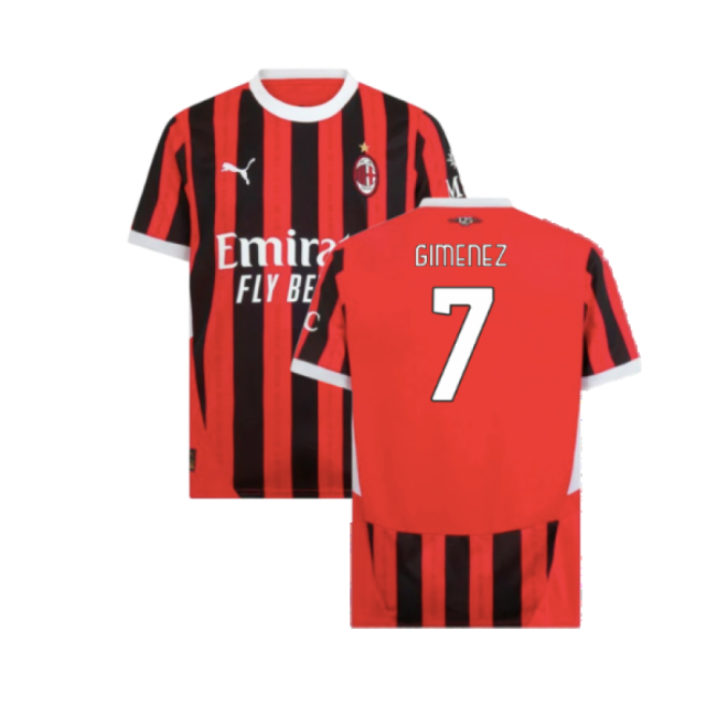High Quality 2024-2025 Ac Milan Home With Modern Design - Legendary