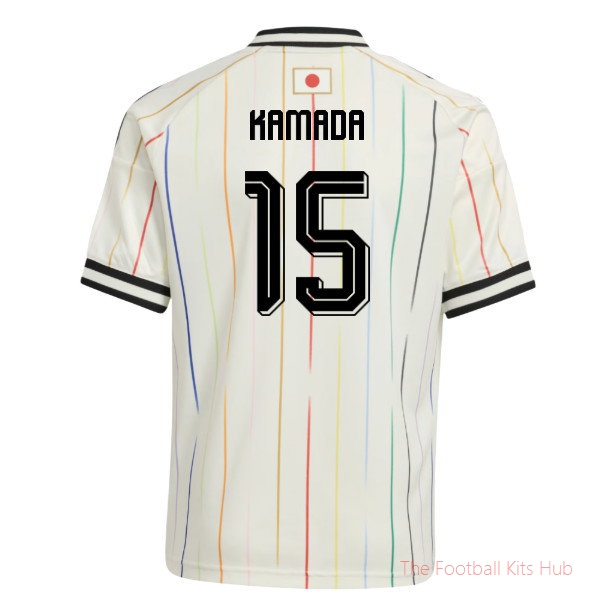 Kamada #15 Japan Away Shirt 2026-2027 Football Kit Kids'