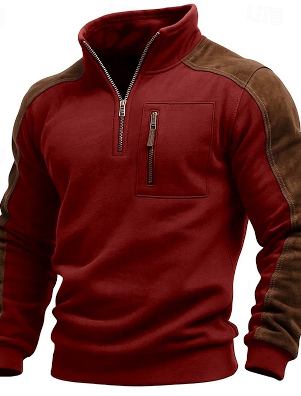 Men's Full Zip Hoodie Tactical Black Navy Blue Hooded Plain Zipper