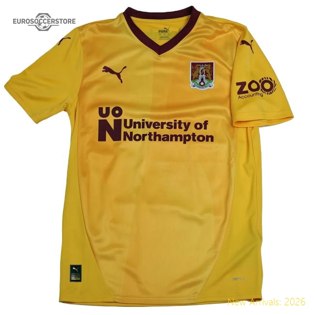 Authentic 2024-2025 Northampton Town Away Shirt - Premium Quality