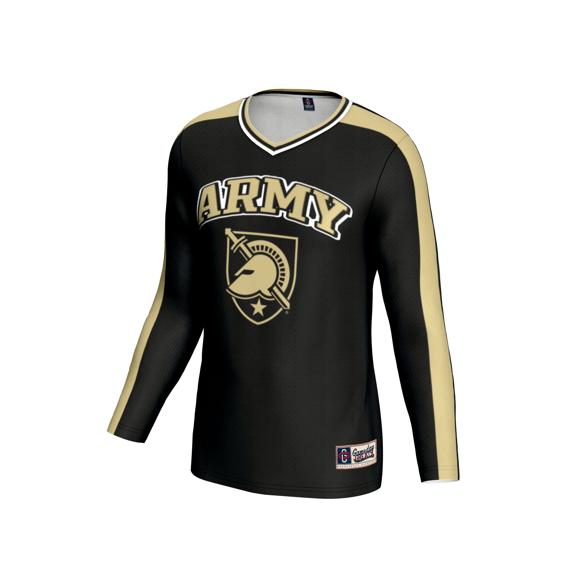 Army Black Knights GameDay Greats Youth #1 Lightweight Volleyball Fashion Jersey - Black
