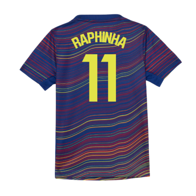 2025-2026 Barcelona Home Elite Jersey Raphinha Advanced Textile