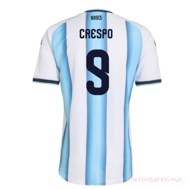 2026-2027 Argentina Authentic Home Shirt (Crespo 9)